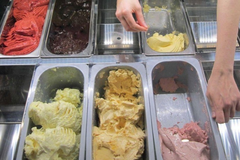 cara membuat es krim gelato